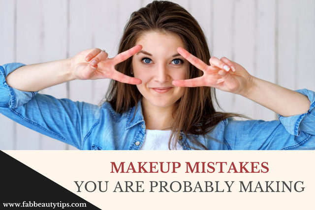Makeup mistakes