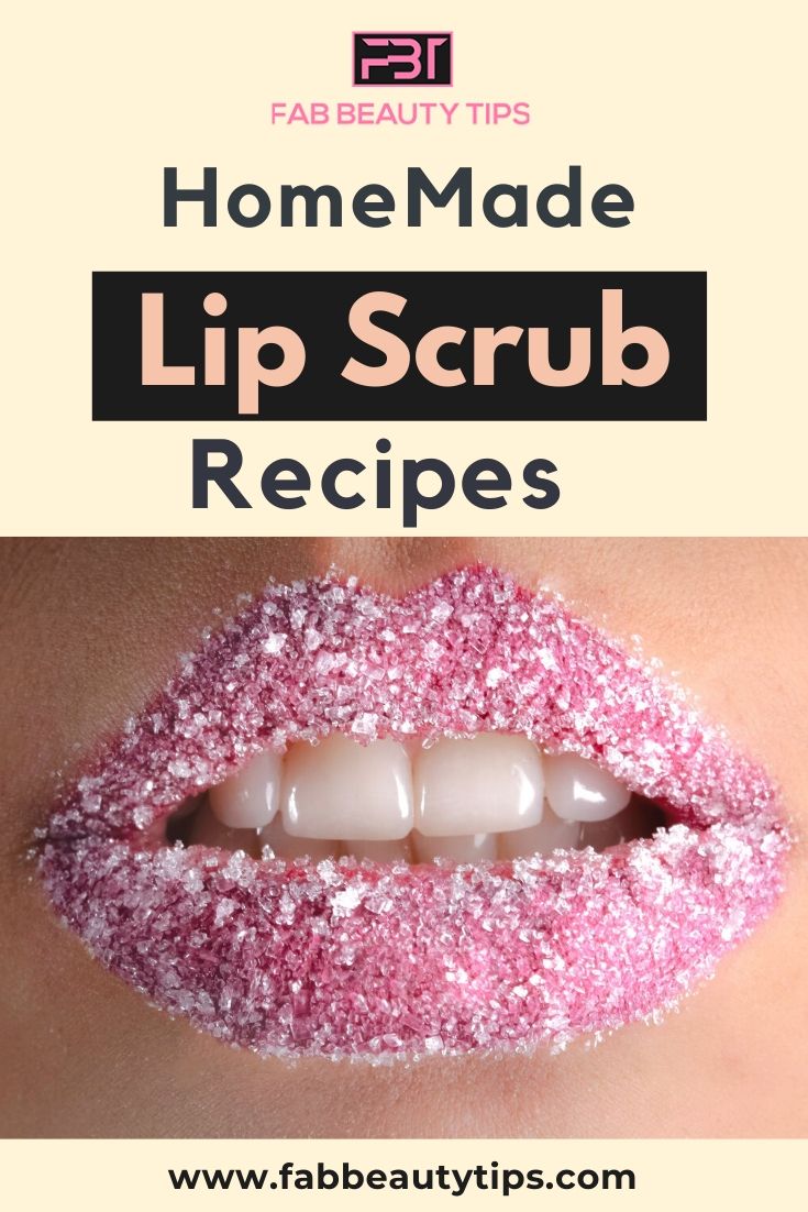 diy lip scrub; lip scrub; lip scrub recipe; natural lip scrub
