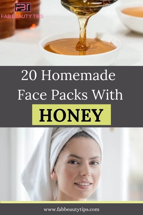 20 Homemade Face Packs With Honey.