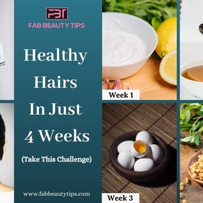 4 Weeks Healthy Hair Challenge