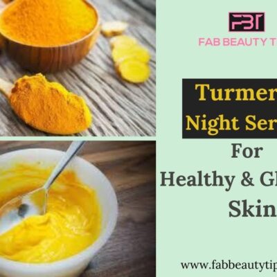 Turmeric night serum for healthy & glowing skin