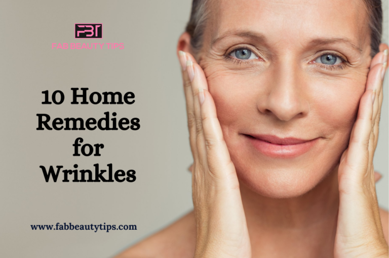 10 Home Remedies for Wrinkles - Fab Beauty Tips